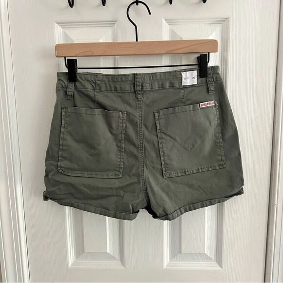 Hudson Women’s Utility Short Green Size 27 - Picture 2 of 10